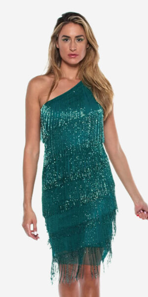 Spark nigh party dress green